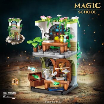 Loz LOZ魔法學院街系列-魔法平台 (LOZ Magic Academy Street Series - Magic Platform Building Bricks Set)