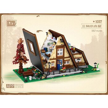 Loz LOZ 迷你積木 - 三角小屋 (LOZ Mini Blocks - Triangle Cabin Building Bricks Set)