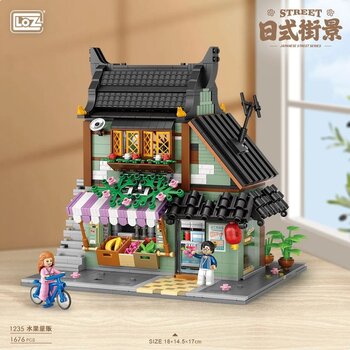 Loz LOZ Ideas Mini Block - 水果店 (LOZ Ideas Mini Block - Fruit Shop Building Bricks Set)