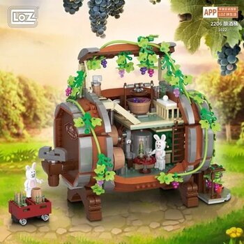 Loz LOZ Mini Block - 兔年酒桶 (LOZ Mini Block - Year of the Rabbit Wine Barrel Building Bricks Set)