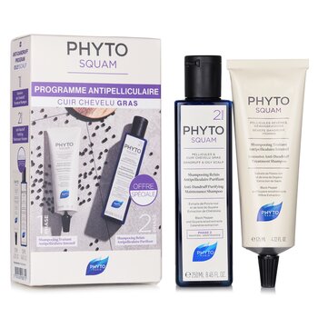Phytosquam 套裝：Intensive Shampoo 125ml/4.22oz + Purfiying Shampoo 250ml/8.45oz (Phytosquam Kit: Intensive Shampoo 125ml/4.22oz + Purfiying Shampoo 250ml/8.45oz)