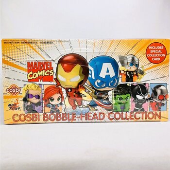 Hot Toy 復仇者聯盟Cosbi搖頭娃娃系列（8個盲盒一盒） (Avengers Cosbi Bobble-Head Collection (Case of 8 Blind Boxes))