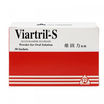 Viartril-S Viartril-S - 1500 毫克氨基葡萄糖硫酸鹽 30 粒裝 (Viartril-S - 1500mg Glucosamine Sulphate 30s Sachet)