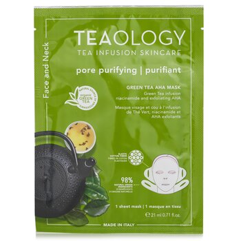 Teaology 綠茶果酸面膜 (Green Tea AHA Face & Neck Mask)