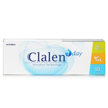 Clalen 1 天 Ultra-Soo 透明隱形眼鏡 -3.50 D (1 Day Ultra-Soo Clear Contact Lenses -3.50)