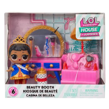 L.O.L. HOS Furniture Playset with Doll - Beauty Booth
