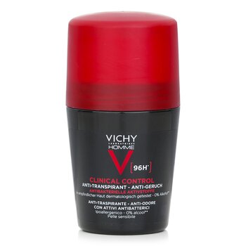 Vichy 48小時男士無痕走珠止汗劑 (Homme Clinical Control 96H Anti-Transpirant For Men)