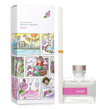 Tsutsu Uraura Deodorant Reed Diffuser - Rose