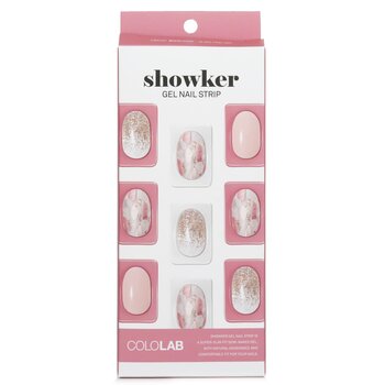 Showker Gel Nail Strip # CSA101 Bling Pink Art