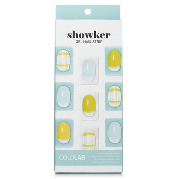 Showker Gel Nail Strip  # CSA611 Pastel Check