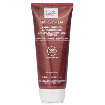 Hair System Anti-Sebum Anti Hair-Loss Shampoo With Salicylic Acid  (For Oil-prone Hair)