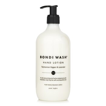 BONDI WASH Hand Lotion - # Tasmanian Pepper & Lavender