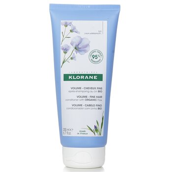 Klorane 矢車菊花精護髮素 (豐盈幼細髮) (Conditioner With Organic Flax (Volume Fine Hair))