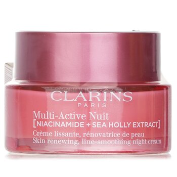 Clarins 多元活膚晚霜 (適合乾性肌膚) (Multi-Active Nuit (Niacinamide + Sea Holly Extract) Skin Renewing Line-Smoothing Night Cream Dry Skin)