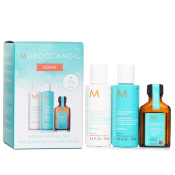 Moroccanoil 摩洛哥油保濕及修復旅行套裝 (Repair & Moisture Trio Set)