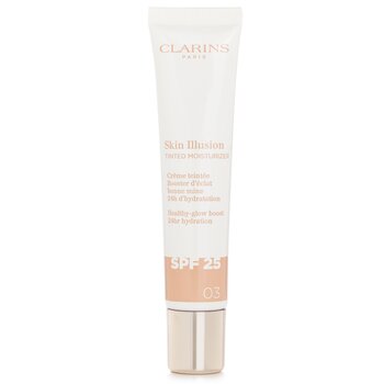 Clarins Skin Illusion 有色面霜 SPF 25 - # 3 (Skin Illusion Tinted Moisturizer SPF 25 - # 3)