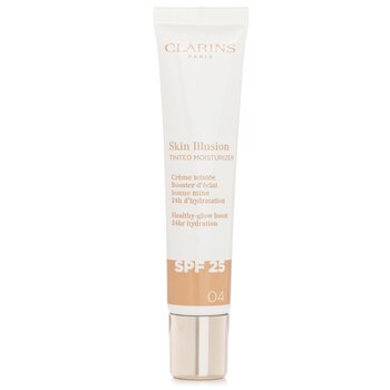 Clarins Skin Illusion 有色面霜 SPF 25 - # 4 (Skin Illusion Tinted Moisturizer SPF 25 - # 4)
