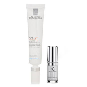 La Roche Posay La Roche Posay 維他命C 抗皺緊緻面霜 30ml X Natural Beauty 超效彈潤水光眼部精萃 15ml (有效日期: 02/2026) 15ml (La Roche Posay Pure Vitamin C Light Anti-Wrinkle Firming Moisturising Filler 30ml X Natural Beauty Hydrating Radiant Eye Concentrate (Exp Date: 02/2026) 15ml)