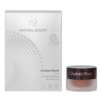 Charlotte Tilbury Charlotte Tilbury Eyes to Mesmerise Long Lasting Easy Colour 眼影膏 - # Pillow Talk 7ml X Natural Beauty r-PGA 超效保濕爆水氣墊面膜 (有效日期: 01/2026) 6x 20ml (Charlotte Tilbury Eyes to Mesmerise Long Lasting Easy Colour - # Pillow Talk 7ml X Natural Beauty r-PGA Deep Hydration Moisturizing Cushion Mask (Exp Date: 01/2026) 6x 20ml)