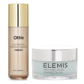 Elemis Elemis 骨膠原海洋面霜 50ml X Ottie Gold Prestige 強韌活力精華 50ml (Elemis Pro-Collagen Marine Cream 50ml X Ottie Gold Prestige Resilience Energetic Essence 50ml)
