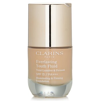 Clarins 煥顏緊緻粉底液 SPF 15 - # 108 Sand(盒子輕微破損) (Everlasting Youth Fluid Illuminating & Firming Foundation SPF 15 - # 108 Sand(Box Slightly Damaged))