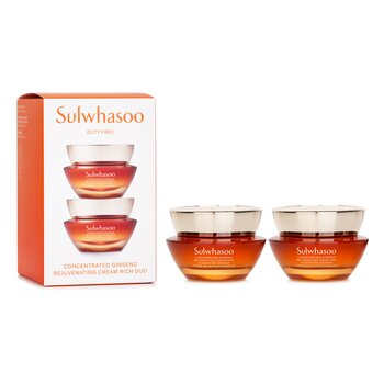 Sulwhasoo (升級版)禦時緊顏參養面霜 兩件裝 (Concentrated Ginseng Rejuvenating Cream Rich Duo)