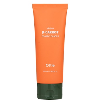Ottie 純素β胡蘿蔔潔面泡沫 (Vegan Beta-Carrot Foam Cleanser)